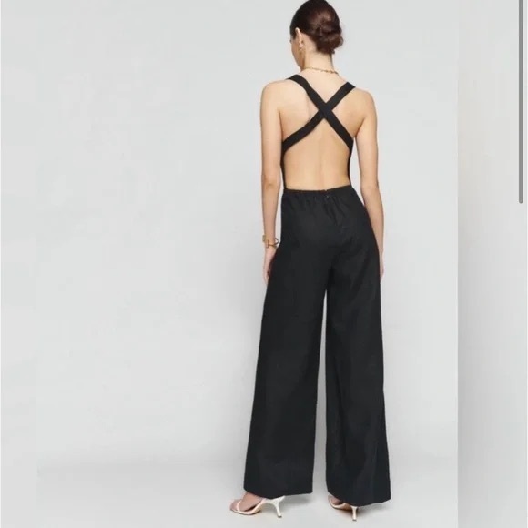 Autumn Linen Jumpsuit Reformation - Picture 2 of 2